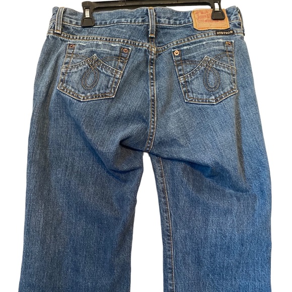 John B Stetson Classic Bootcut No. 816 Blue Jeans - Picture 5 of 12